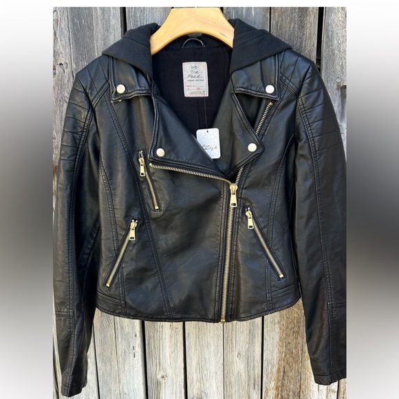 Free People Vegan leather jacket - Picture 2 of 15